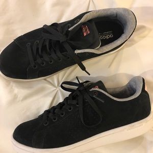 Adidas Cloudfoam Black Sneakers Lace up Shoes